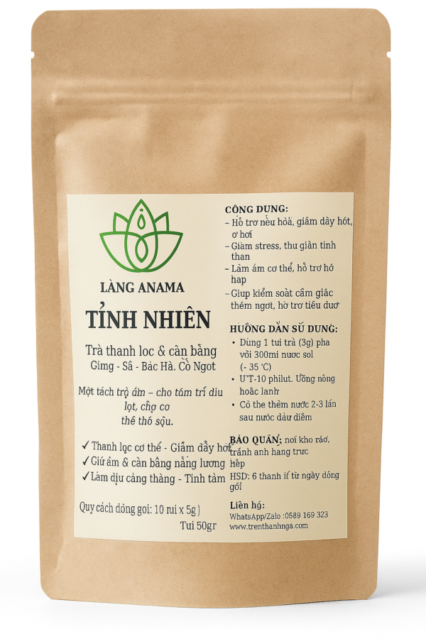 Tỉnh Nhiên Trà - Thanh lọc & Cân bằng tự nhiên | Made by Trần Thanh Nga