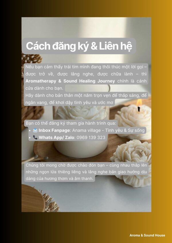 Hành trình chữa lành với Hương và Âm thanh - Hình ảnh 6